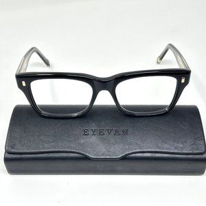 eyevan Del Prado Eyeglasses Frame Black PBK/G Made In Japan 53 [] 18 147